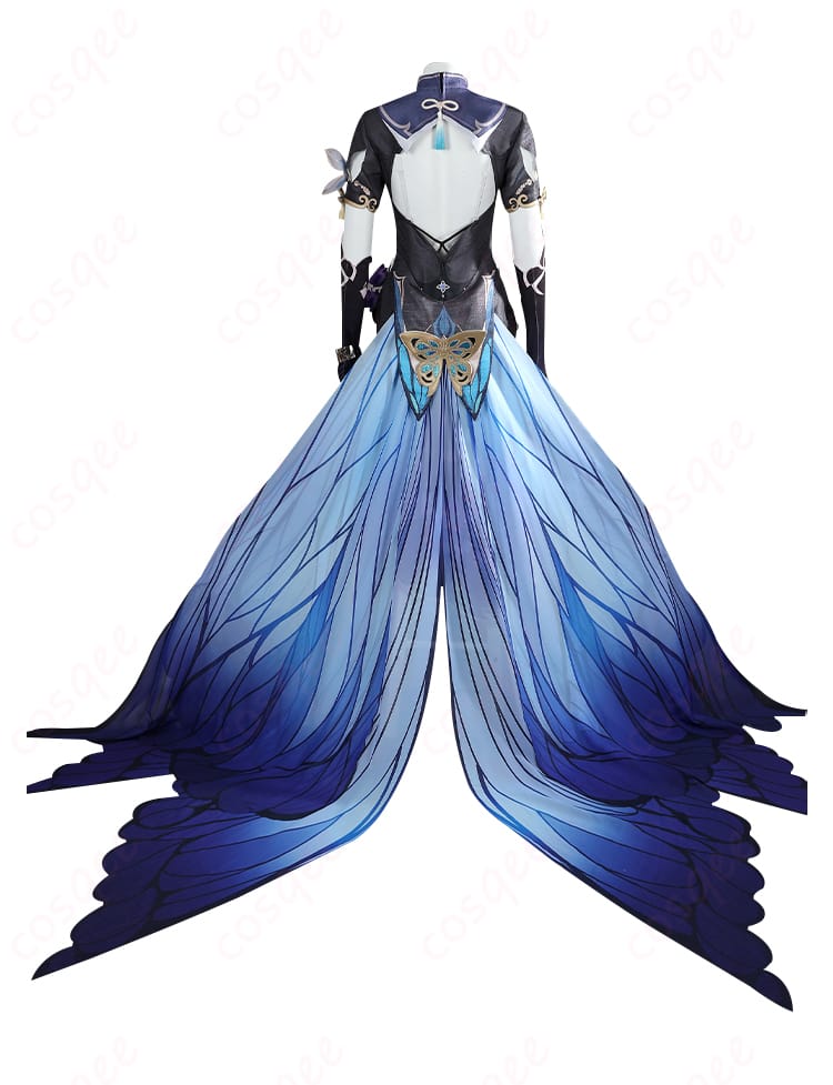 アポニア コスプレ衣装の背面図。後ろのディテールも完璧に再現されています。