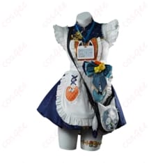 ホロライブ 白上フブキ レトロ喫茶メイド風コスプレ｜清楚キュートで写真映え、S–XL対応 - 1枚目の画像（サムネイル）