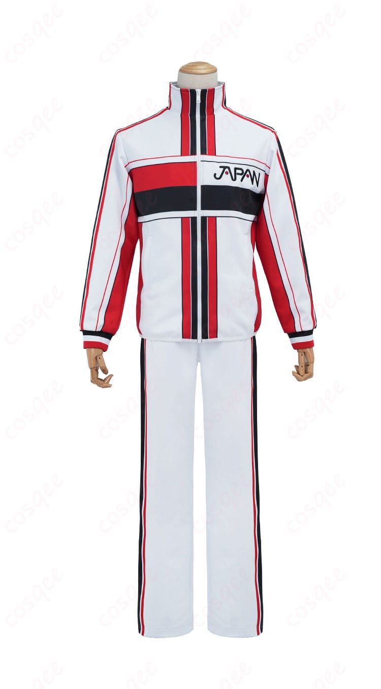 新テニスの王子様 越前リョーマ・不二周助 コスプレ衣装 ジャージ ユニフォーム 正面画像