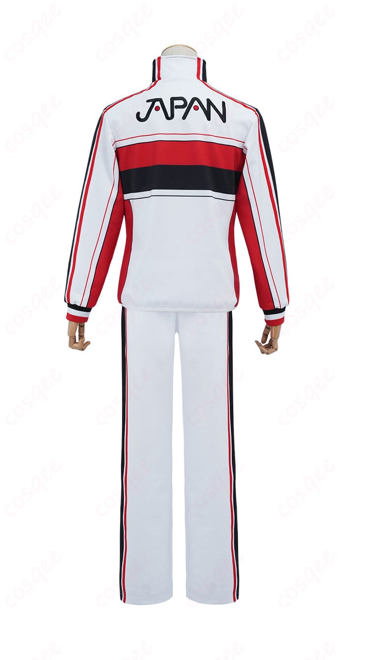 新テニスの王子様 越前リョーマ・不二周助 コスプレ衣装 ジャージ ユニフォーム 背面画像