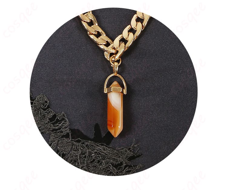 乙狩アドニス SWING NIGHTコスプレ衣装のネックレス装飾の詳細画像