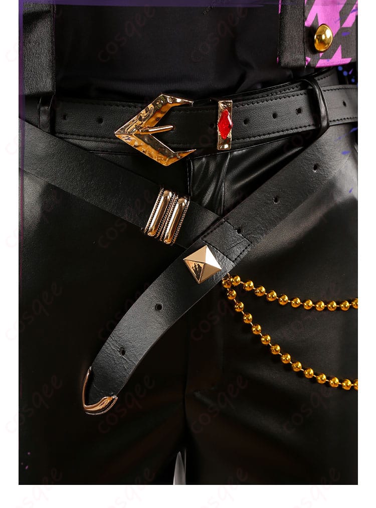 乙狩アドニス SWING NIGHTコスプレ衣装の腰ベルト装飾の詳細画像