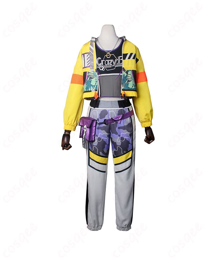 あんさんぶるスターズのホットリミット衣装正面、椎名ニキ・天城燐音・HiMERU・桜河こはくのコスプレ衣装