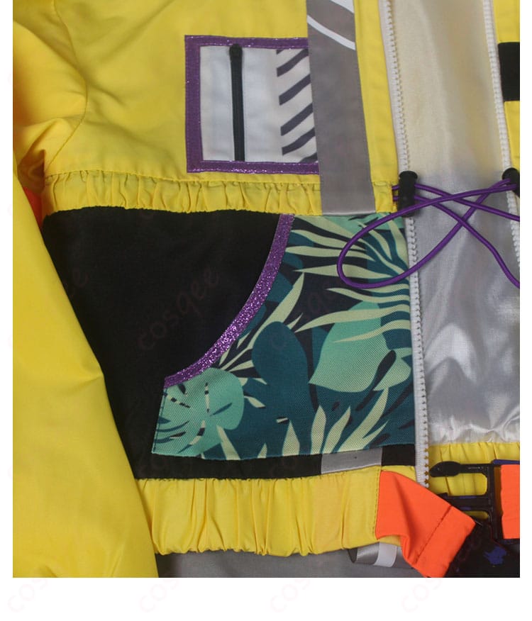 服の衣袋装飾細部、あんスタホットリミット衣装のディテール