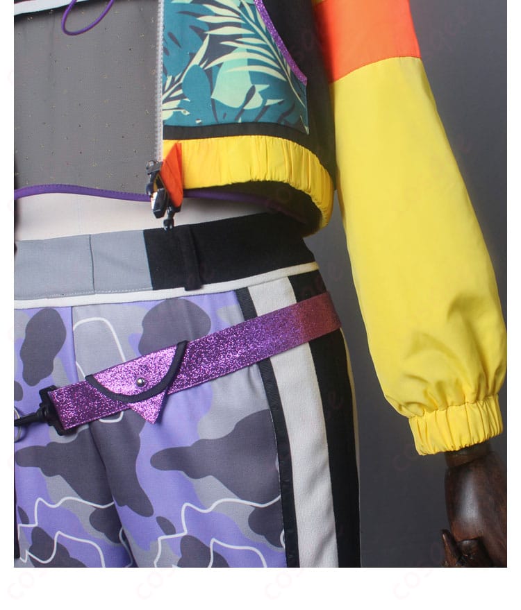 腰周りの装飾細部、椎名ニキ・天城燐音・HiMERU・桜河こはくのホットリミットコスプレ衣装