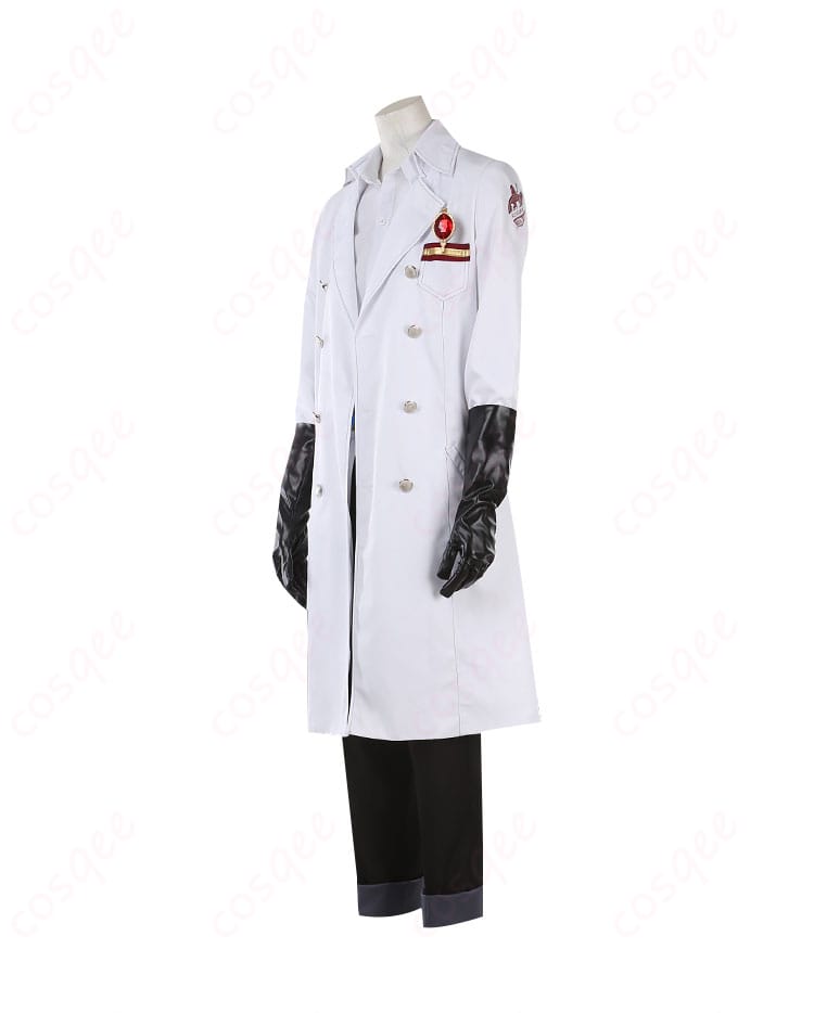 商品左側から見たディズニー ツイステッドワンダーランド カリム・アルアジーム 実験着 コスプレ衣装の画像