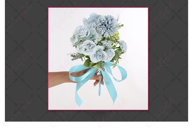 エペル・フェルミエのコスプレ衣装に付属する花束アクセサリー、リアルで美しい仕上がり