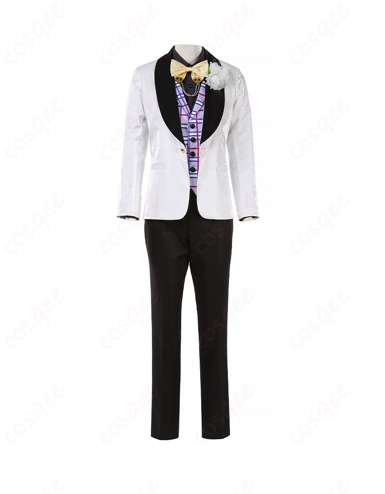 エペル・フェルミエなりきり花婿コスプレ衣装の正面画像、細部まで忠実に再現されたデザイン