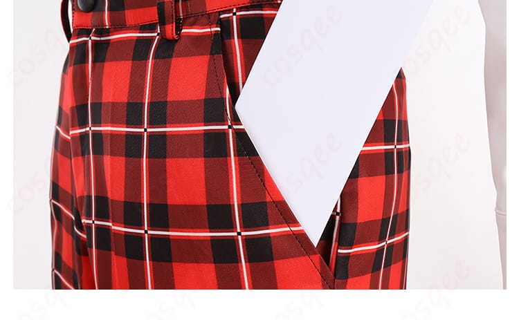 エース・トラッポラ コスプレ衣装 ズボンのポケット装飾詳細 ツイステ コスプレ衣装