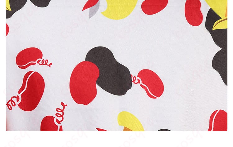 外套のグラフィティ装飾細部 | ツイステコスプレ衣装の外套デザインとユニークな装飾