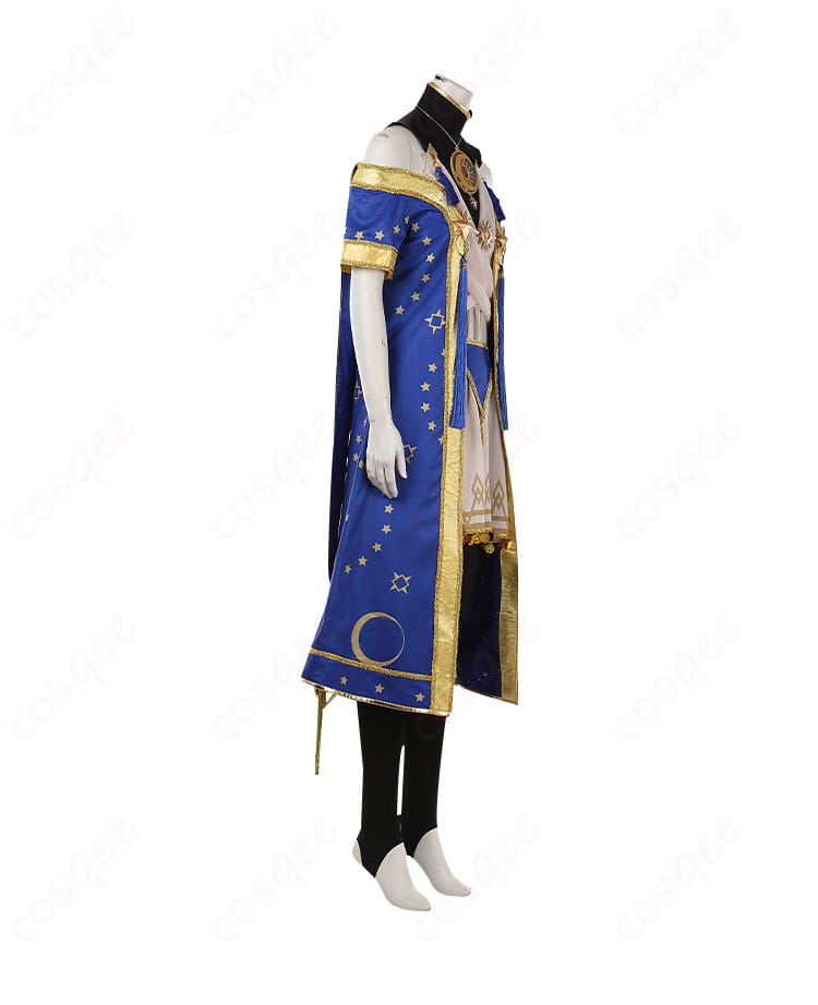 ツイステ デュース・スペード コスプレ衣装 星送りの衣 右側画像。衣装の全体的なシルエットがわかります。