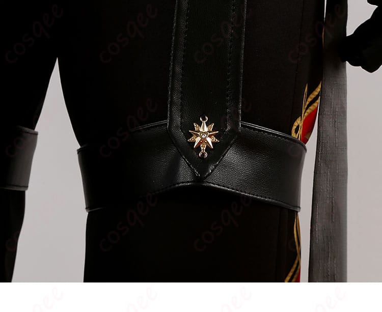 ディズニー ツイステッドワンダーランド レオナ・キングスカラー コスプレ衣装 足部装飾の細部。コスプレ衣装全体を引き立てるアクセント。