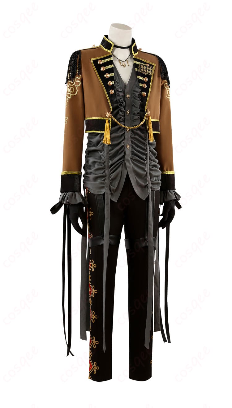 ディズニー ツイステッドワンダーランド レオナ・キングスカラー コスプレ衣装 右側図。衣装の細部をしっかりと捉えた写真。