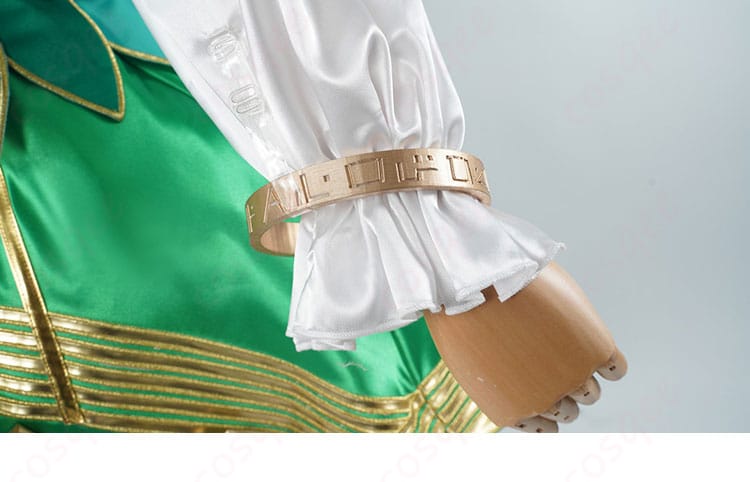 ホロライブ セシリア・イマーグリーン コスプレ衣装 袖口の装飾ディテール。細部までこだわったデザインをチェック!