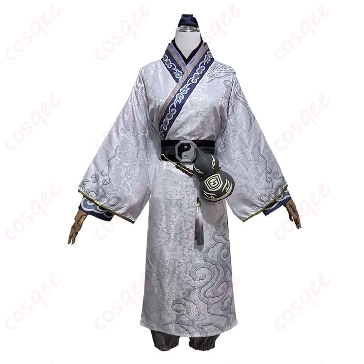 第五人格 白無常（謝必安）コスプレ 長着スタイルで雰囲気抜群 写真映えも狙える一着 - 1枚目の画像