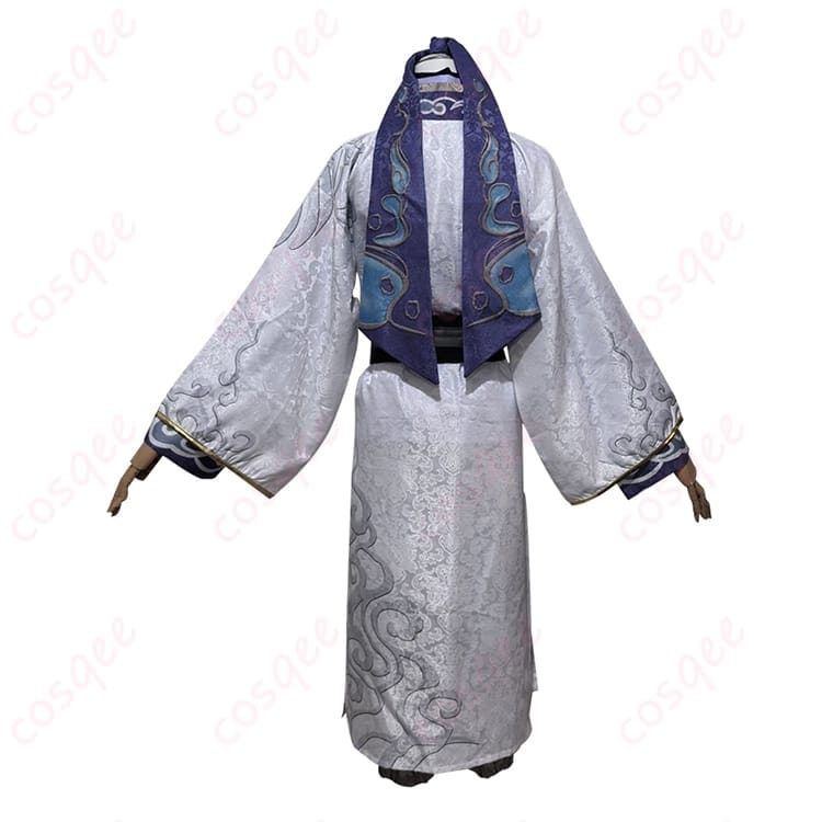 第五人格 白無常（謝必安）コスプレ 長着スタイルで雰囲気抜群 写真映えも狙える一着 - 3枚目の画像
