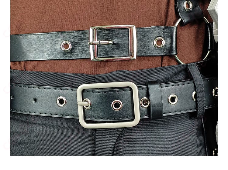 コスプレ衣装の腰帯の装飾、細部まで美しく仕上げられています。