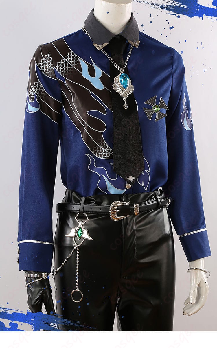 コスプレ衣装の装飾ディテール、蓮巳敬人 ドミナント衣装のディテール