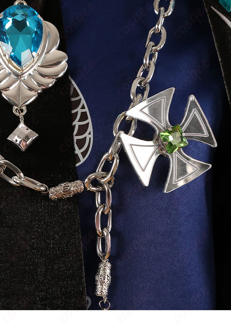 胸元の装飾ディテール、あんさんぶるスターズ!! 蓮巳敬人のドミナント衣装