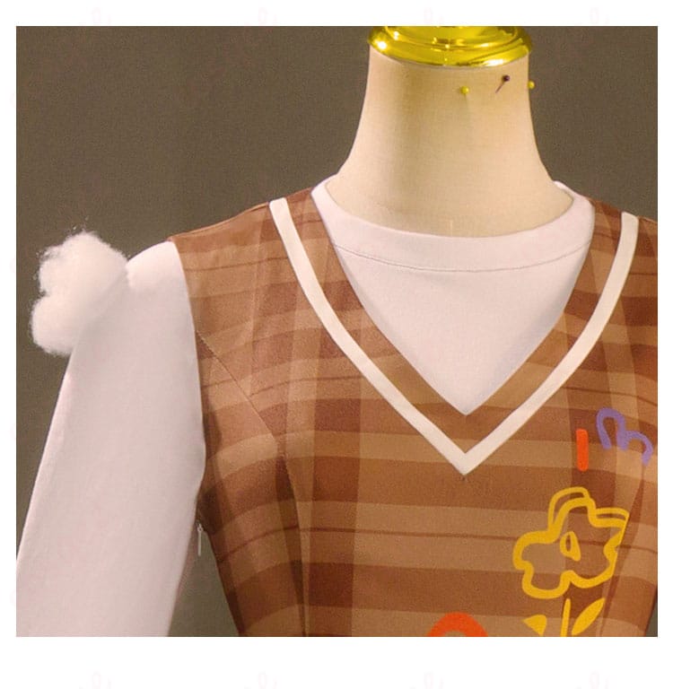 肩袖の装飾ディテール。コスプレ衣装の高還元度ディテール