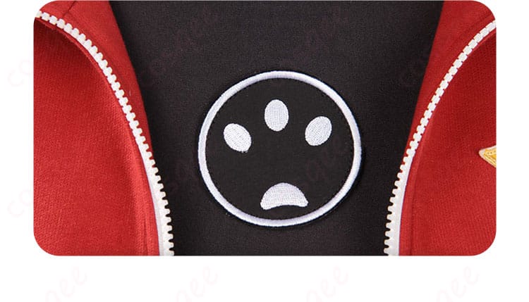 内搭服装の柄のディテール - アニメキャラクターのオリジナルデザイン