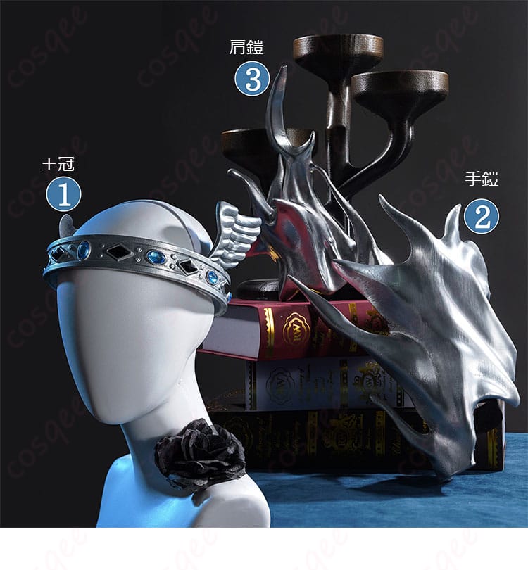 指輪の装飾ディテール。アイデンティティVのキャラクターらしい高級感。