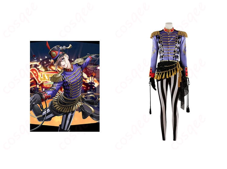 商品正面とヴィル・シェーンハイトのキャラクターを組み合わせたコスプレ衣装画像 - ツイステ コスプレ衣装