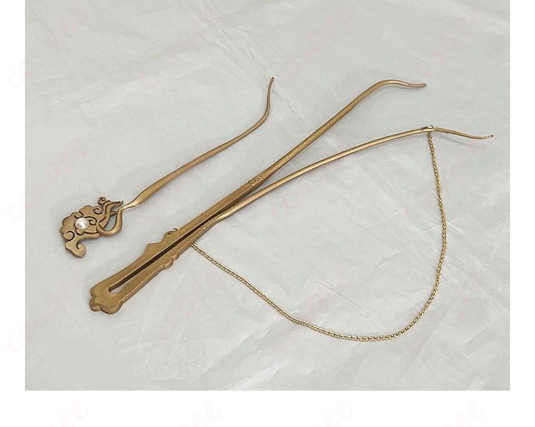 黒神話:悟空 クモ精 コスプレ衣装 髪飾りのディテール