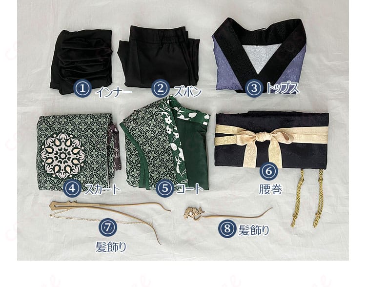 黒神話:悟空 クモ精 コスプレ衣装 セット内容の紹介