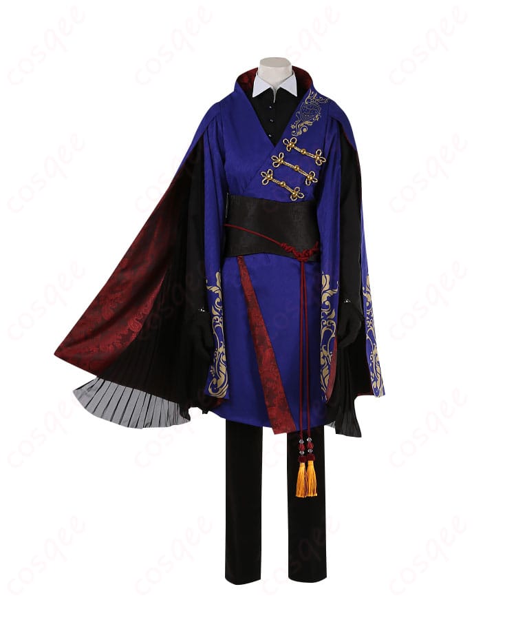 ルーク・ハントとエペル・フェルミエのコスプレ衣装の正面全体画像。ディズニー ツイステッドワンダーランドコスプレ。