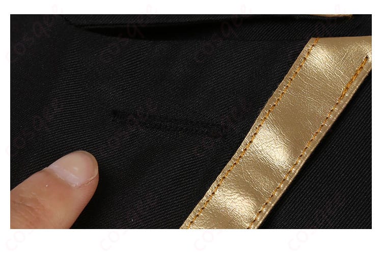 ヴィル・シェーンハイト コスプレ衣装の衣領装飾の詳細