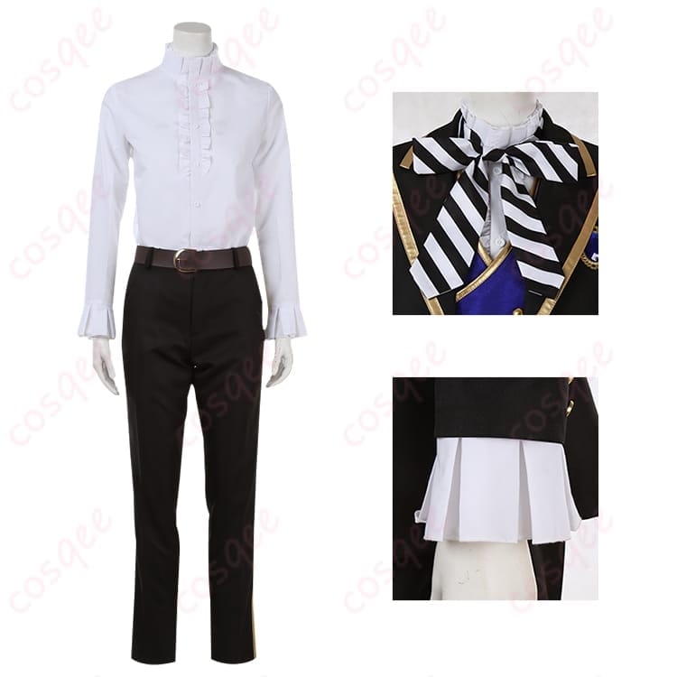 ツイステ ポムフィオーレ寮 ヴィル・エペル・ルークの制服コスプレ 上品で写真映えする仕立て - 5枚目の画像