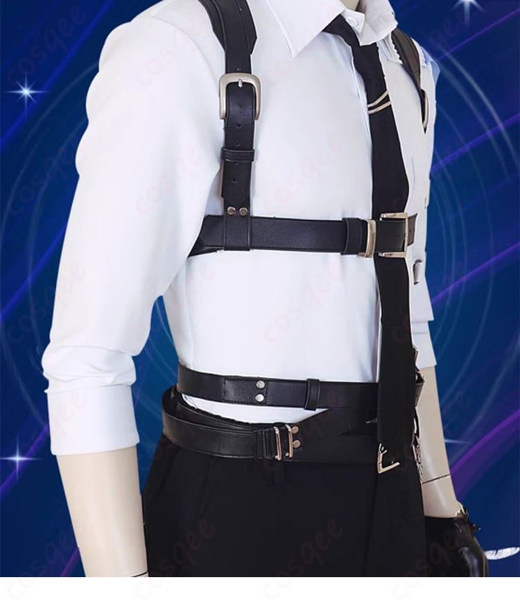 右肩部分のディテール、シン・セイヤ・レイ・ホムラ コスプレ衣装の精緻な作り