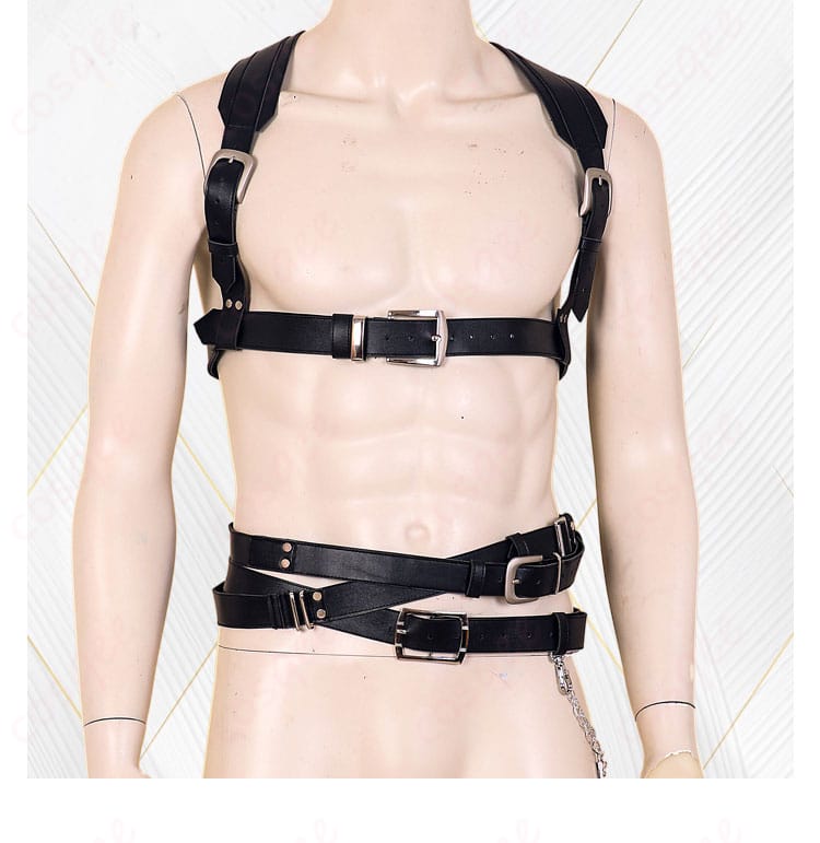 恋と深空 コスプレ衣装の腰ベルトと紐装飾細部 – 高精度な腰ベルトのデザイン