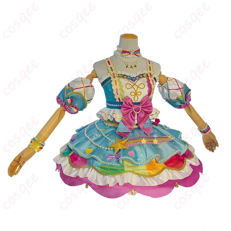 アイカツオンパレード 虹野ゆめのポップ可愛いコスプレ衣装、撮影もイベントも華やかに - 2枚目の画像