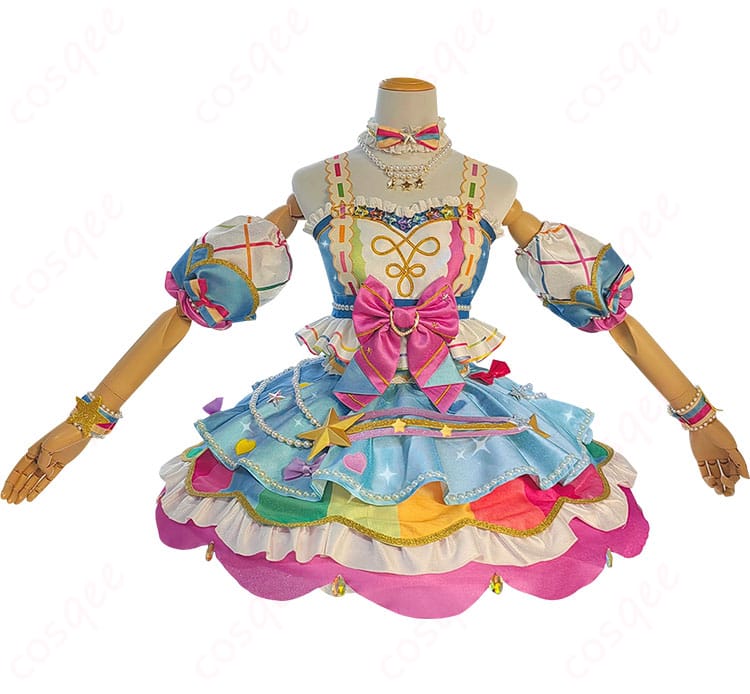 商品正面のコスプレ衣装:虹野ゆめのアイカツオンパレード!衣装の詳細