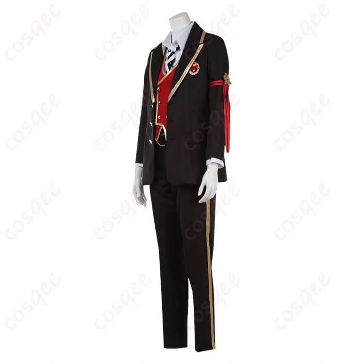 ツイステ リドル・ローズハートの寮服コスプレ 衣装一式で端正にキメて写真映え - 2枚目の画像