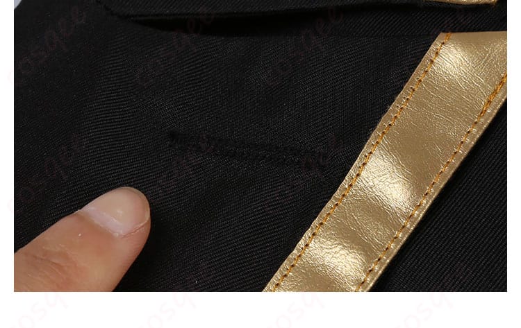 リドル・ローズハート コスプレ衣装の衣領装飾のディテール