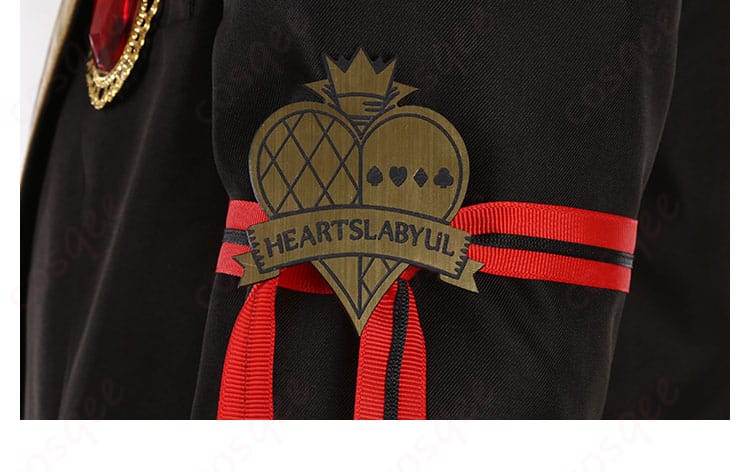 リドル・ローズハート コスプレ衣装の衣袖ディテール