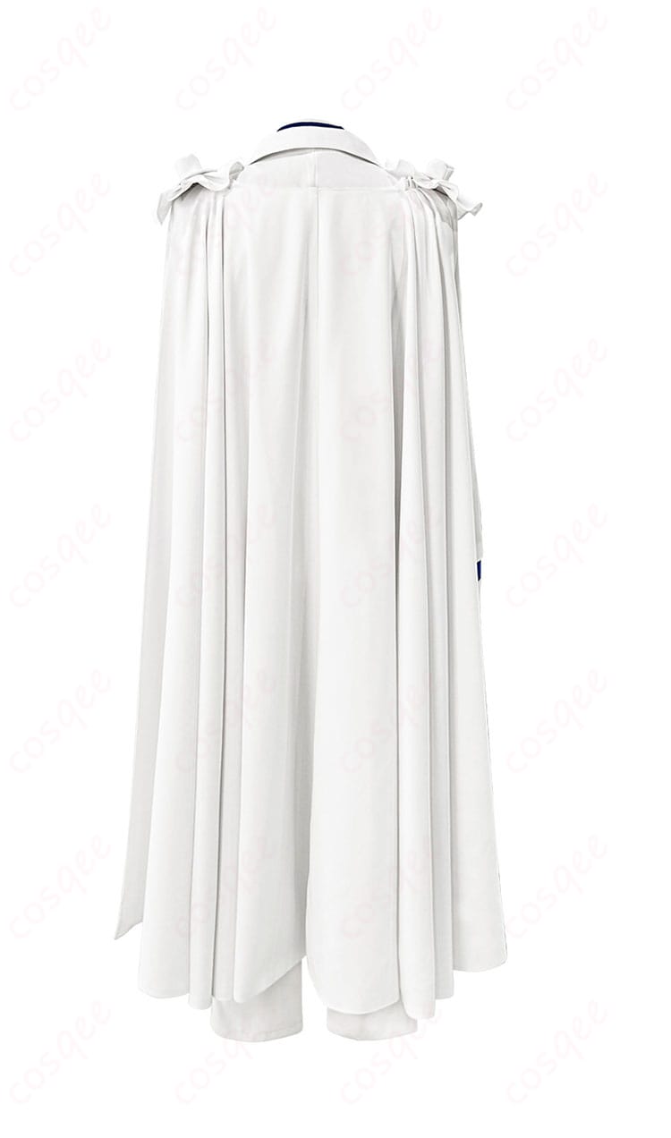 商品背面図。怪盗キッド(黒羽快斗)コスプレ衣装の背面、コートやマントのディテールが見やすい画像。