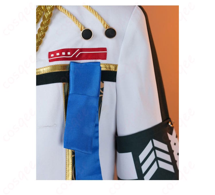 あんさんぶるスターズ!! 朔間凛月 コスプレ衣装 チャンバラナイト衣装 肩袖の装飾ディテール。精巧な刺繍が特徴的。