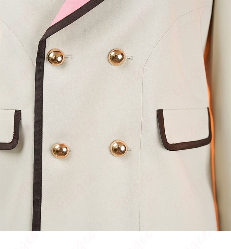 私立すくらんぶる学園 制服 コスプレ衣装 ボタンディテール