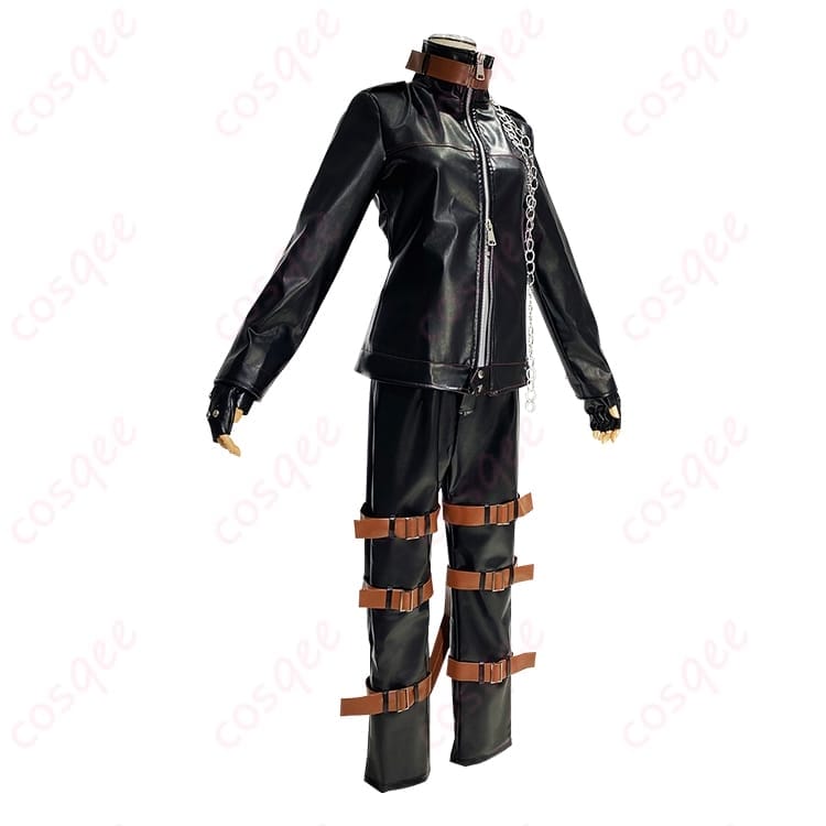 中二病でも恋がしたい 富樫勇太 ダークフレイムマスター風コスプレ｜黒が冴える映え装飾と動きやすさ - 3枚目の画像