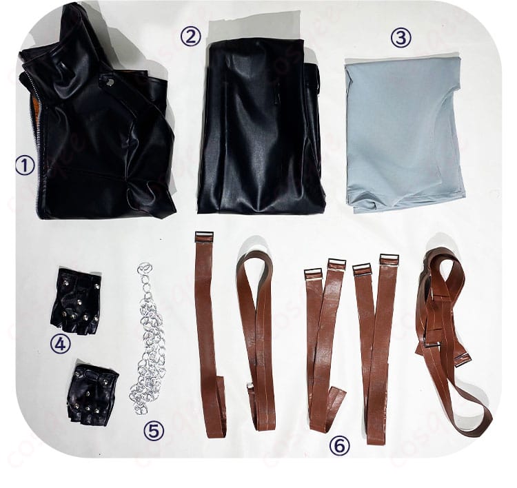 セット内容展示画像 - ダークフレイムマスター コスプレ衣装 セット内容