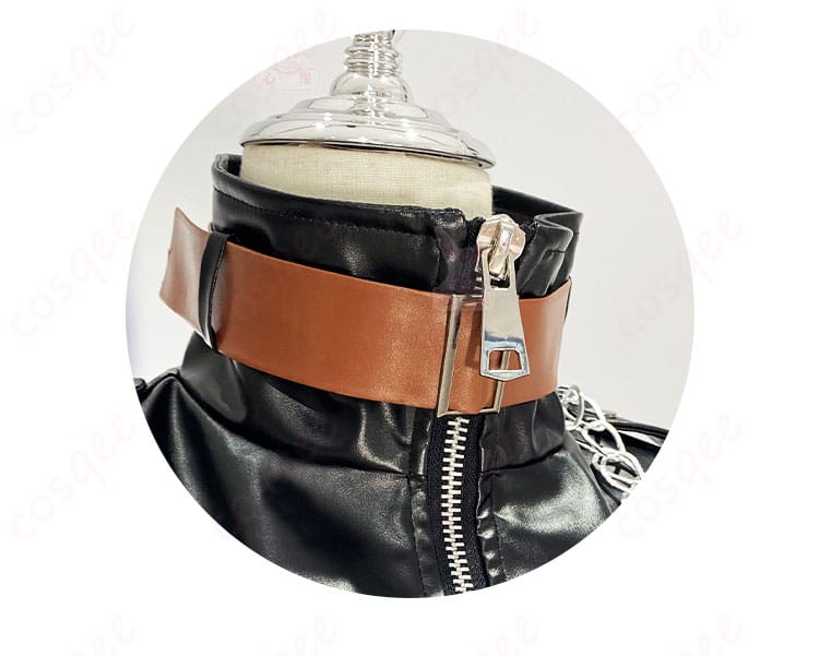 衣領装飾のディテール画像 - ダークフレイムマスター コスプレ衣装 衣領装飾