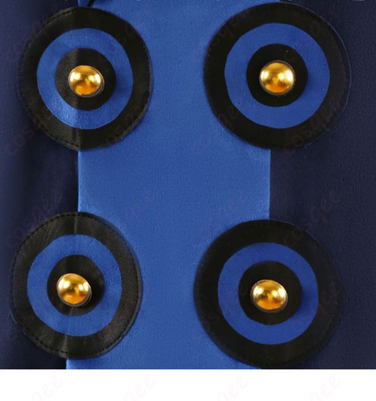 服装の門襟装飾細部 - 結城理のベルベットルーム衣装の美しいディテール
