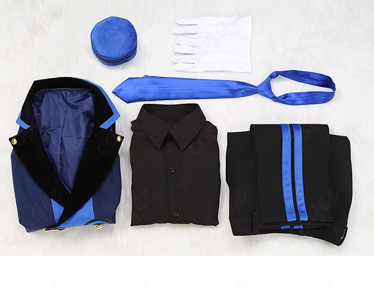 セット内容の展示 - ペルソナ3リロード 結城理のコスプレ衣装セット内容