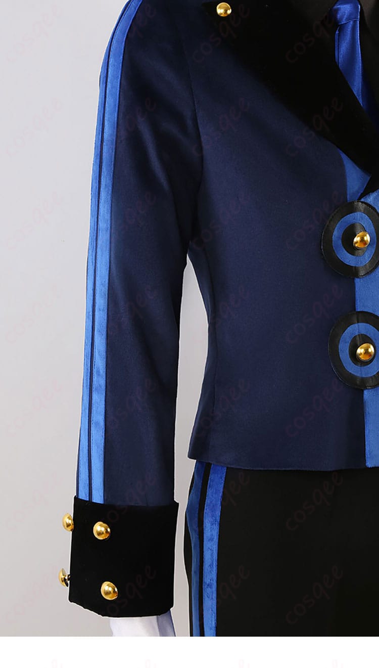 衣袖装飾の細部 - ペルソナ3リロード 結城理のコスプレ衣装の袖のディテール