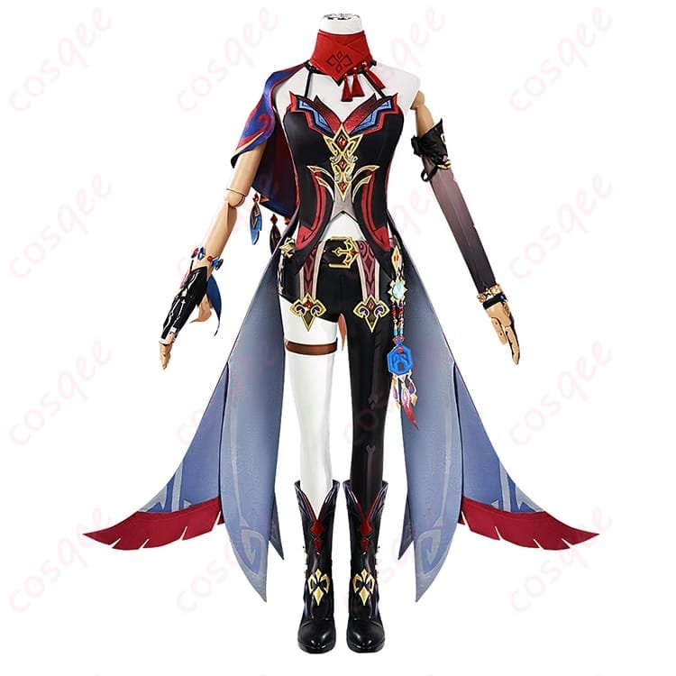 原神 チャスカ コスプレ衣装 透け感レイヤーで魅せる華やかスタイル - 1枚目の画像