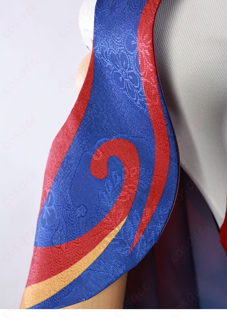 チャスカコスプレ衣装の披肩部分の装飾ディテール。